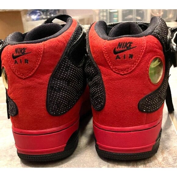 Nike Air Jordan Fusion Bred 375472-061 Black Red Size 6.5 Y Slightly used - Picture 6 of 8